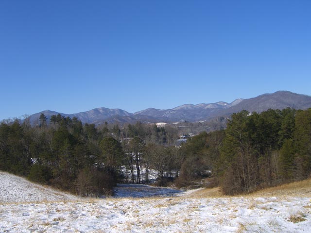 Our first Asheville snowfall in January 2007